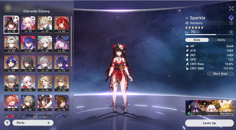 [Asia] TL70 - Jade,Firefly,Acheron,Aventurine,Argenti,Feixiao,Ruan Mei,sparkle,Seele,Bronya,Yanqing(E1),Clara(E1),Welt(E1)