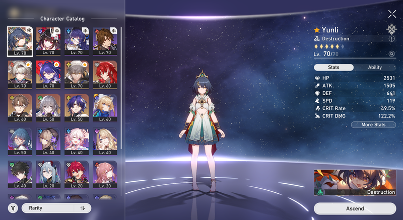 [Asia] TL57 - Firefly,Acheron,Sparkle,Yuni,Argenti,Welt,Bronya