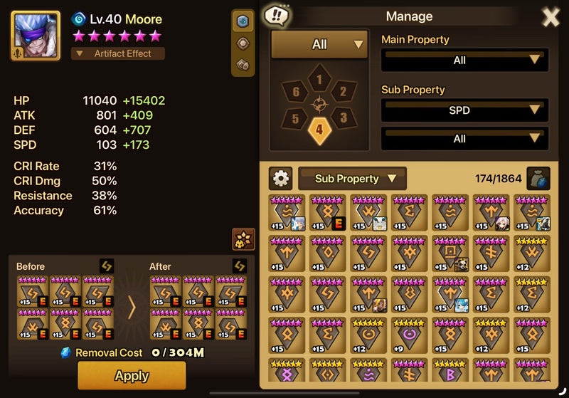 [Asia] Midgame | Shan, Lydia, Eleanor +63nat. Bonus: 3900 scrolls, 23k crystals