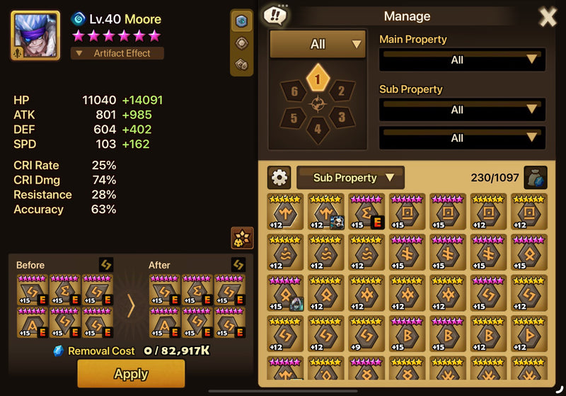 [Asia] Midgame | Lucifer, Fermion +700 scrolls, 5k crystals